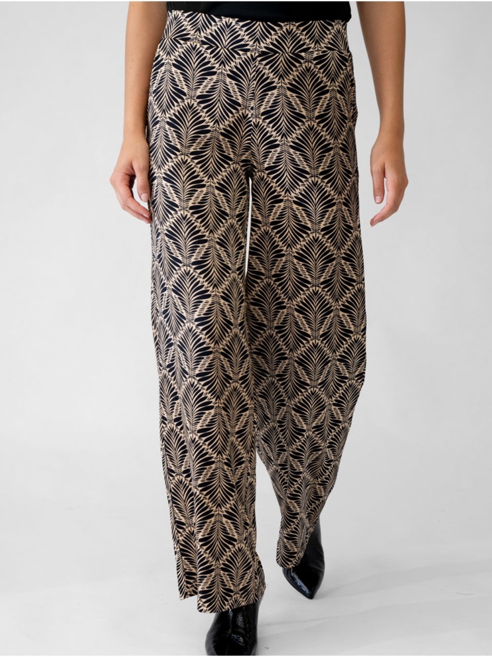 Adrienne Landau Basalt Printed Trouser